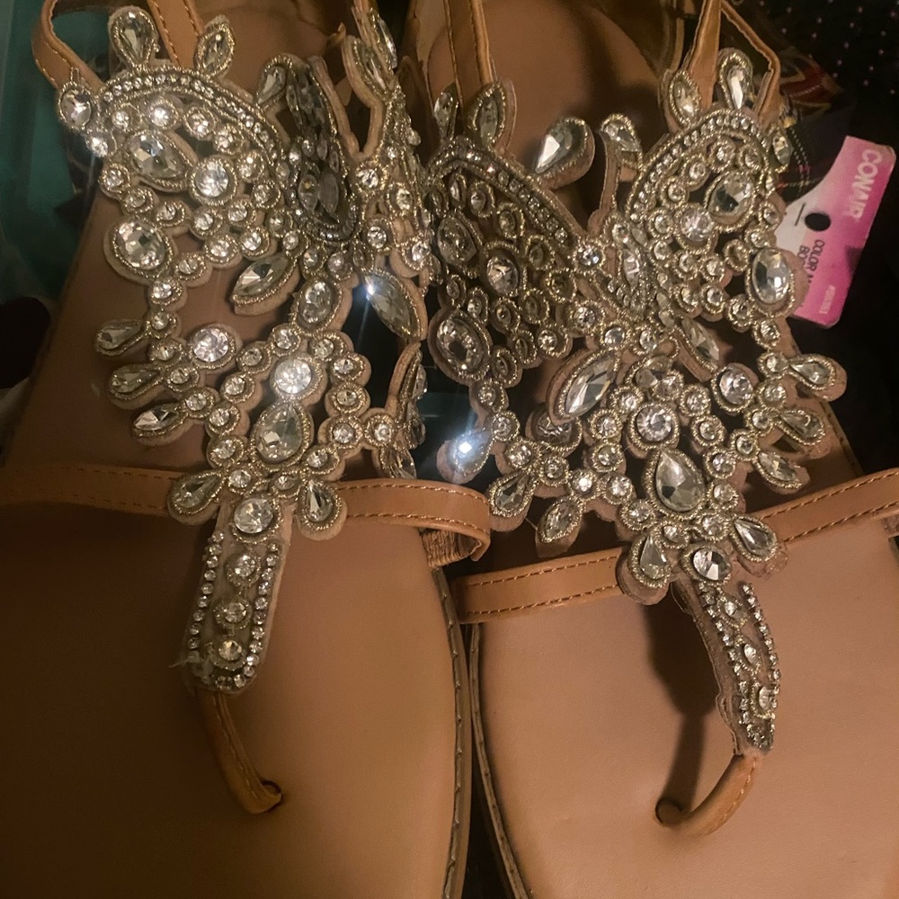 Torrid rhinestone jewel sandals